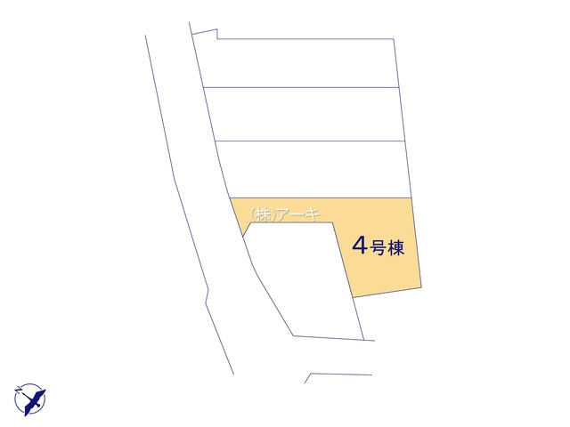 刈谷市井ヶ谷町中切18-1『仲介手数料無料』新築一戸建て・建売の区画図