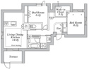 【間取り】 | 設備充実で広々としたお部屋です♪