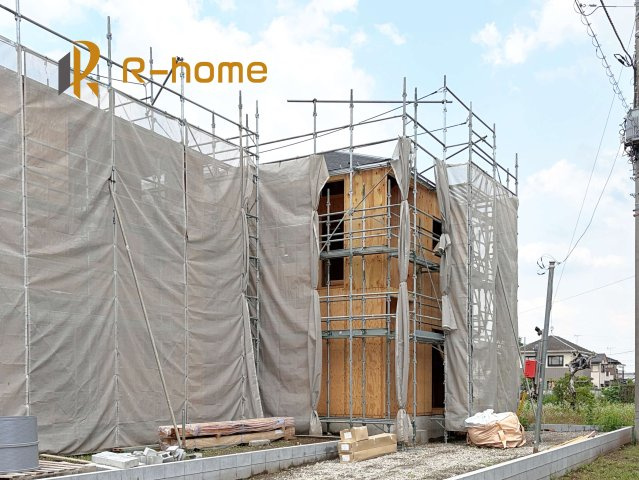 古河市大山第8　新築戸建て　1号棟の外観|近隣の同仕様完成物件をご見学いただけます♪