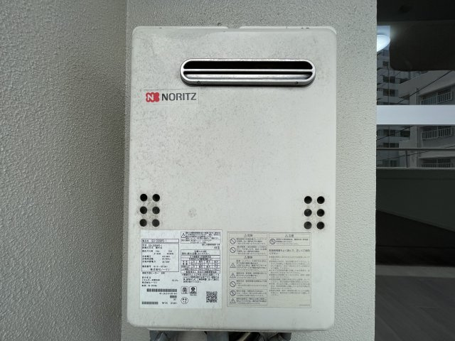 三愛シティライフ箱崎Ⅱの設備|給湯機2018年10月製。2026年4月動作確認済