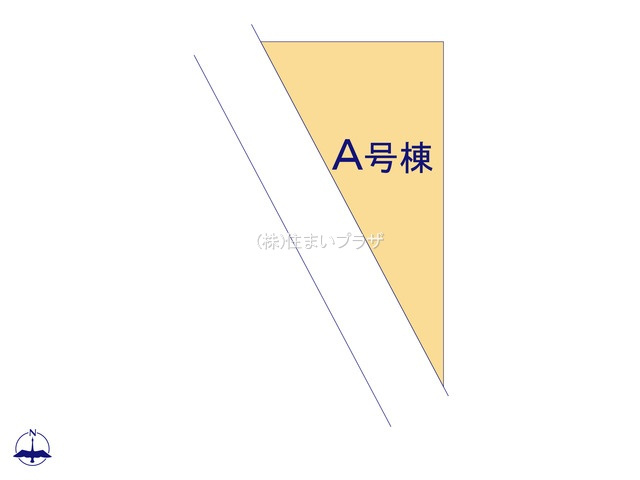 仲介手数料無料）一宮市西五城２４番A号棟の区画図