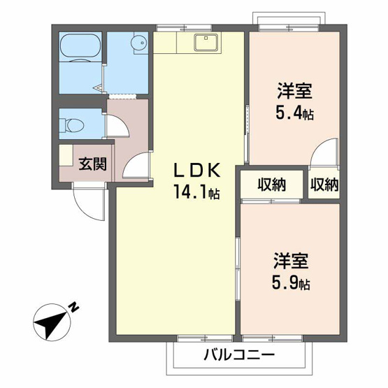 【間取り】 | トリコローレA