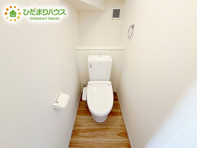 【トイレ】 | 水戸市渡里町4期　新築戸建 | 温水洗浄便座ついてます(^^♪