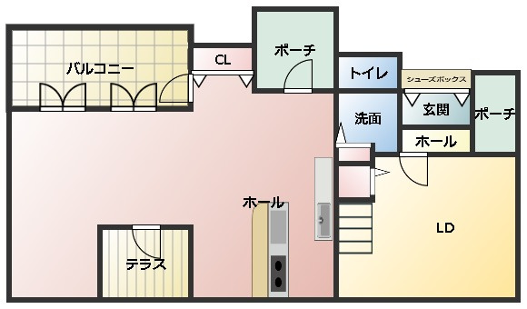 【間取り】 | 銚子市清川町４丁目【店舗付き中古住宅】