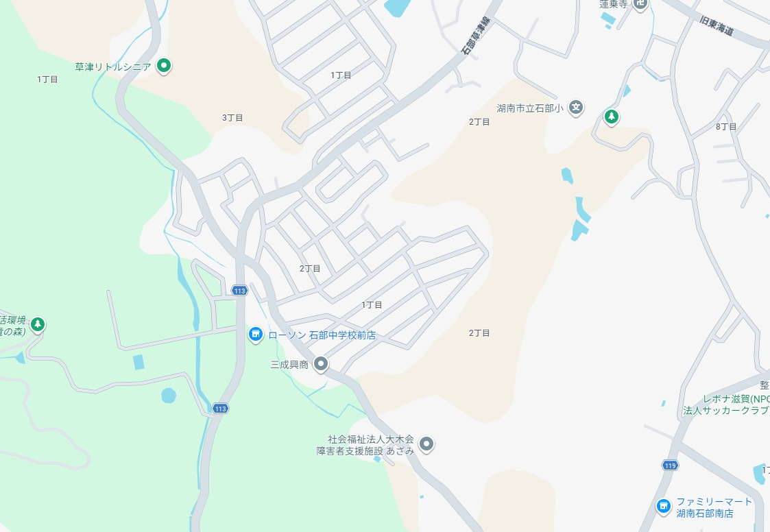 ★5(土)6(日)現地見学可能！★湖南市宝来坂　限定1邸の地図