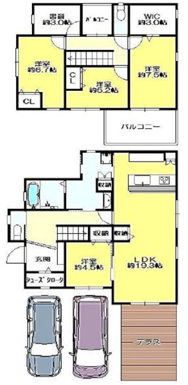 【間取り】 | 舞多聞西8丁目　中古戸建