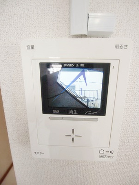 ハイム９９ のセキュリティ|モニター付きインターホンです。