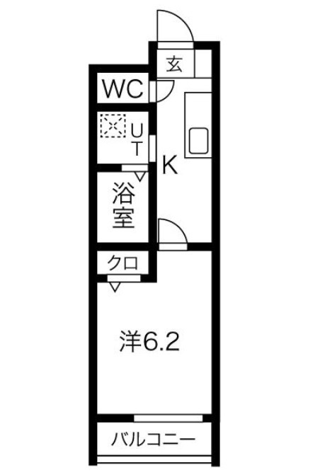 グランテラス八田駅前の間取り