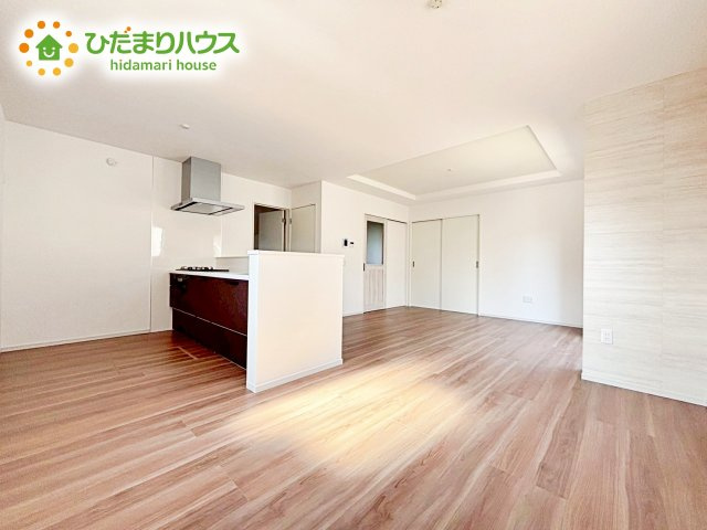 【居間・リビング】 | ひたちなか市高場6期　新築戸建　1号棟 | 大型テレビに大型ソファー(^^)どんなインテリアにするか考えただけでわくわくしますね！