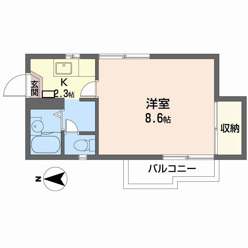 メゾンキンセイの間取り