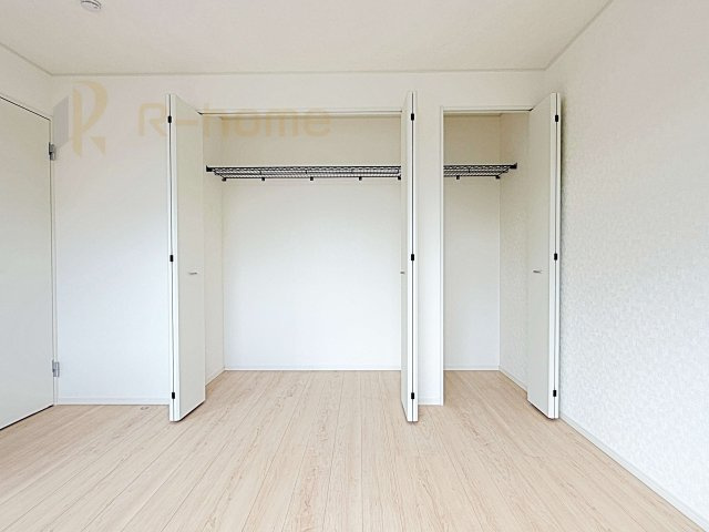古河市大山第8　新築戸建て　3号棟の収納|2階は全居室収納スペースを設置！
充分な容量で居住空間もスッキリ♪