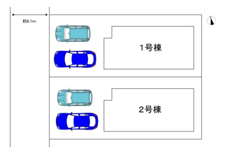 【区画図】 | 槇塚台２丁　新築分譲住宅　全２区画