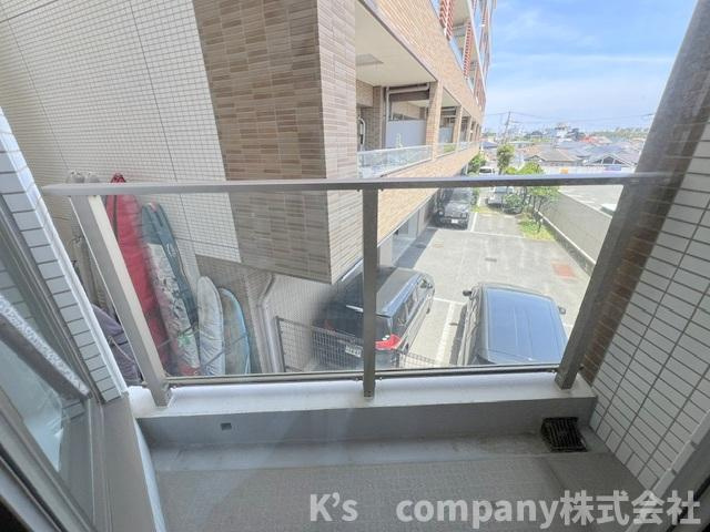 茅ヶ崎市中海岸3丁目　ライオンズマンション茅ヶ崎サザンビーチのバルコニー|北側のバルコニー☆