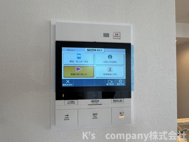 茅ヶ崎市中海岸3丁目　ライオンズマンション茅ヶ崎サザンビーチのセキュリティ|訪問者の顔を確認できるテレビモニター付きインターフォン☆