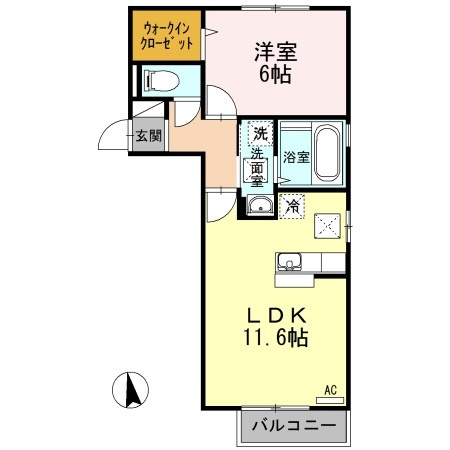 【間取り】 | アガパンサス　Ａ棟