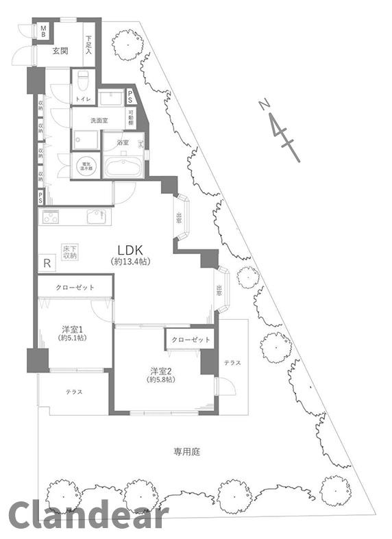 ライオンズマンション竹の塚第３の間取り|ドキドキの新生活も、安心してスタート。ぴったりの住まいを見つけませんか？クランディアが一緒に住まい選びをサポートします‼　まずは、お気軽にお問合せください　＃クランディア