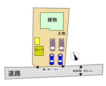 加須市芋茎　中古一戸建ての区画図|１区画