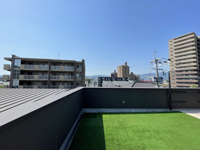 【展望】 | 中原4丁目中古戸建 | 博多南駅近とは思えない解放感があります！