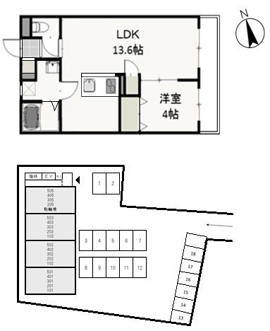 【間取り】 | ポルト・ボヌール　