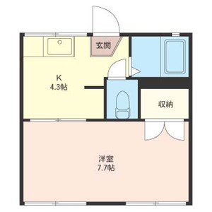 ハウス等々力の間取り