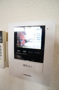ハウス等々力のセキュリティ|モニター付きインターホン♪