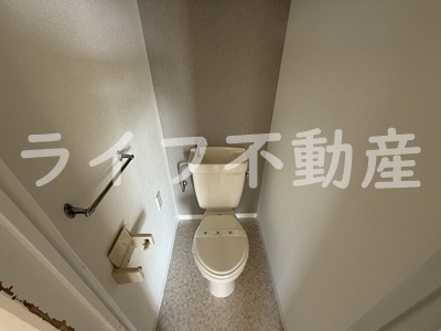 フリーディオ石切のトイレ|清潔感のあるトイレです