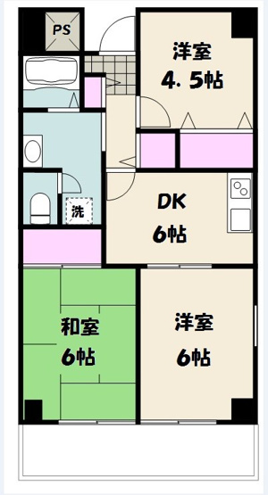 【間取り】 | トップアイランドコーポ 