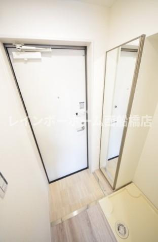 ベルメント東千葉の玄関