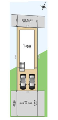 【区画図】 | 八尾市二俣一丁目　新築戸建