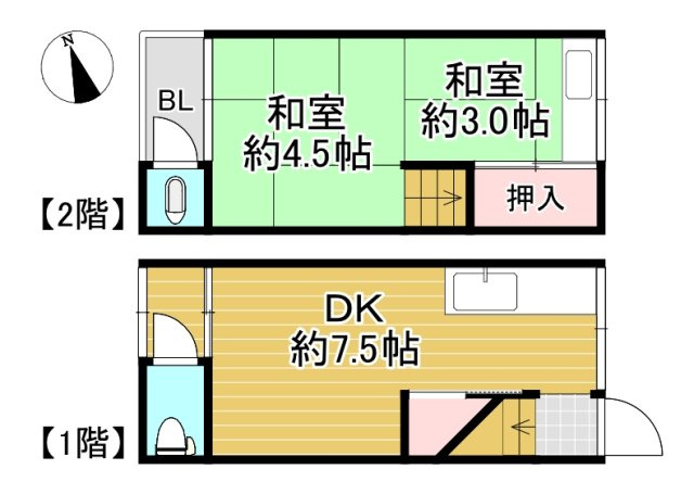【間取り】の画像