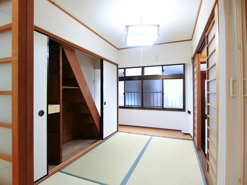 西ノ京池ノ内町貸家の内装|1階和室