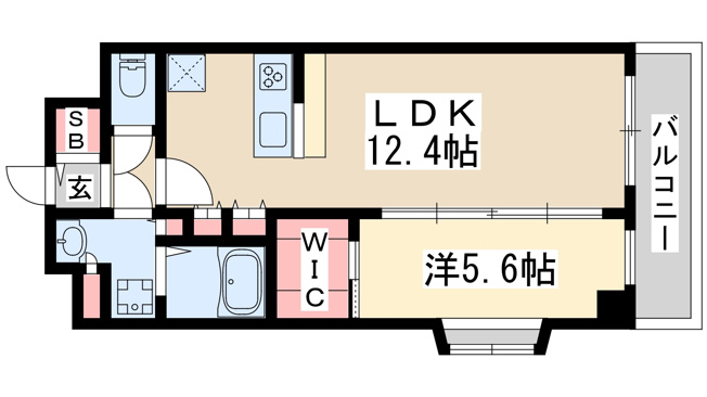 【間取り】 | スプランディッド新大阪6
