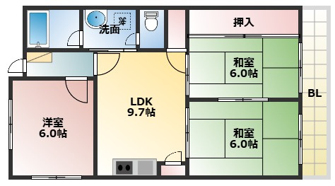 メゾンサンガの間取り