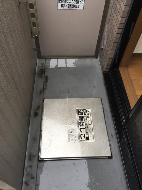 ルーブル神楽坂のバルコニー