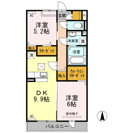 Amour櫻花の間取り