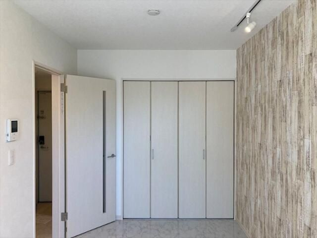 松戸市常盤平陣屋前のアパートの寝室