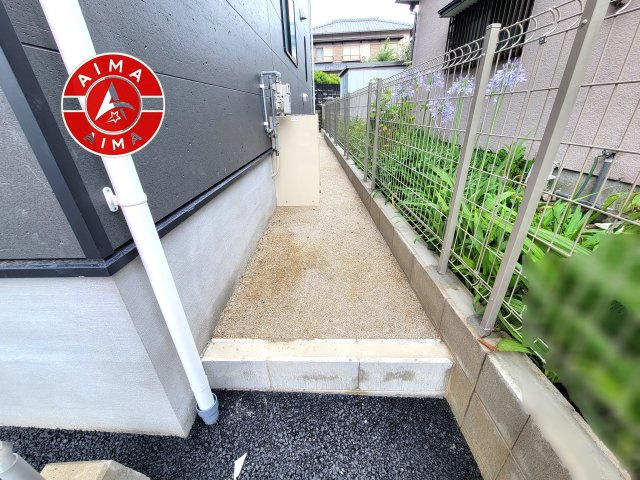 大野城市上大利3丁目第5-2棟（2号棟）の庭|お庭で自由な時間を過ごせます。