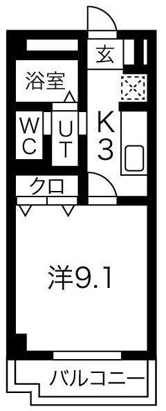 トミヨシロンハイツの間取り