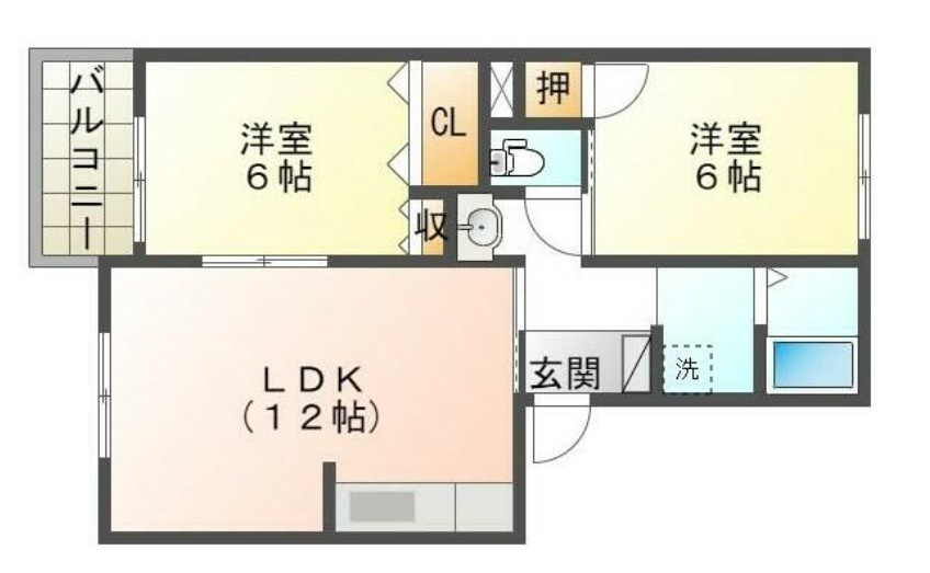 エステートパレスAの間取り