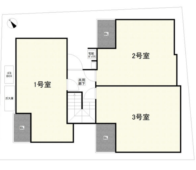 R-SMART 新栄2の区画図