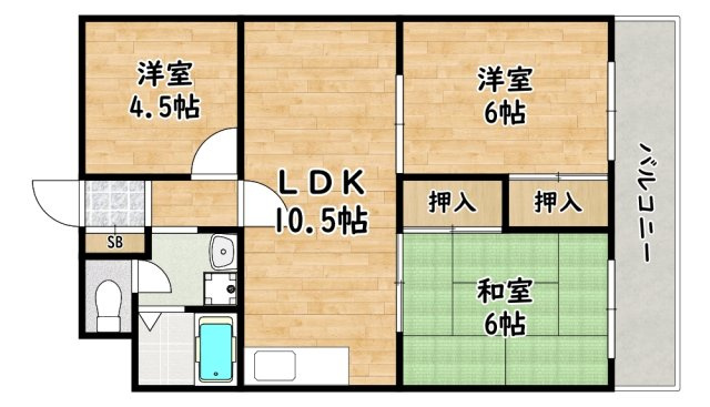 【間取り】 | シティハイツ七松
