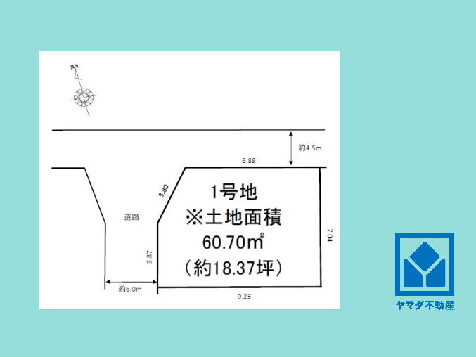 西宮市東鳴尾町　1期の土地図