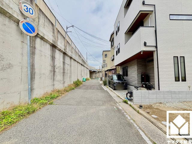 西宮市東鳴尾町　1期の前面道路含む現地写真
