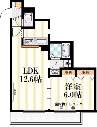 ヴィラ南浦の間取り