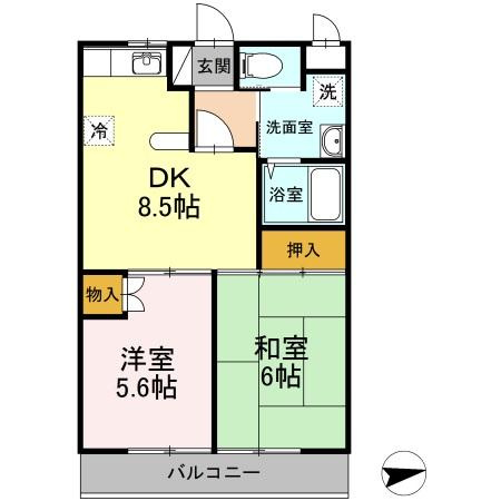 【間取り】 | グリーンファミール