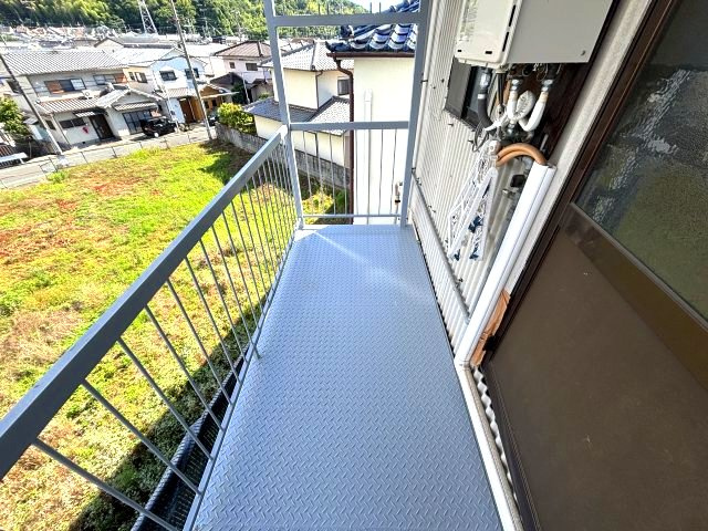 栄町ハイツのバルコニー