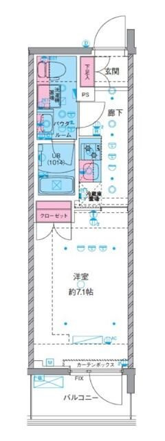 ジェノヴィア横浜石川町の間取り