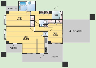 【間取り】 | ヴェルデュール南桜塚
