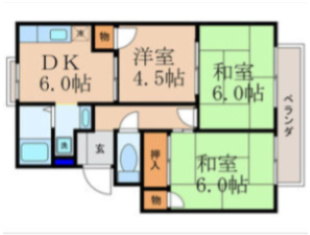 【間取り】 | 高砂ハイツ