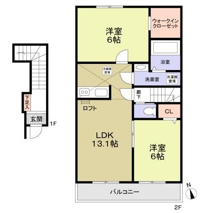 フォレストコート目白の間取り